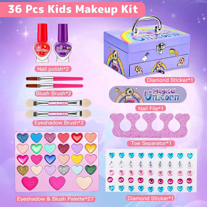 childrens lipstick eye shadow set