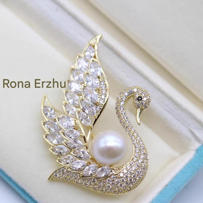 Close-up of swan embellishment image 3