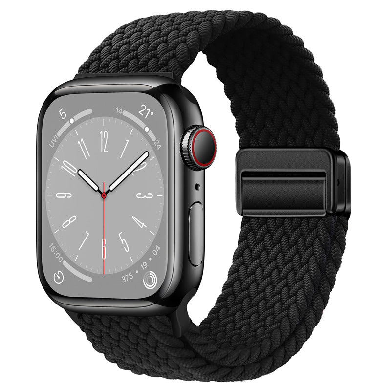 Stylish Nylon Woven Magnetic Apple Watch Band - Compatible with All Series