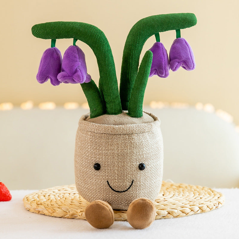 plush flower pot