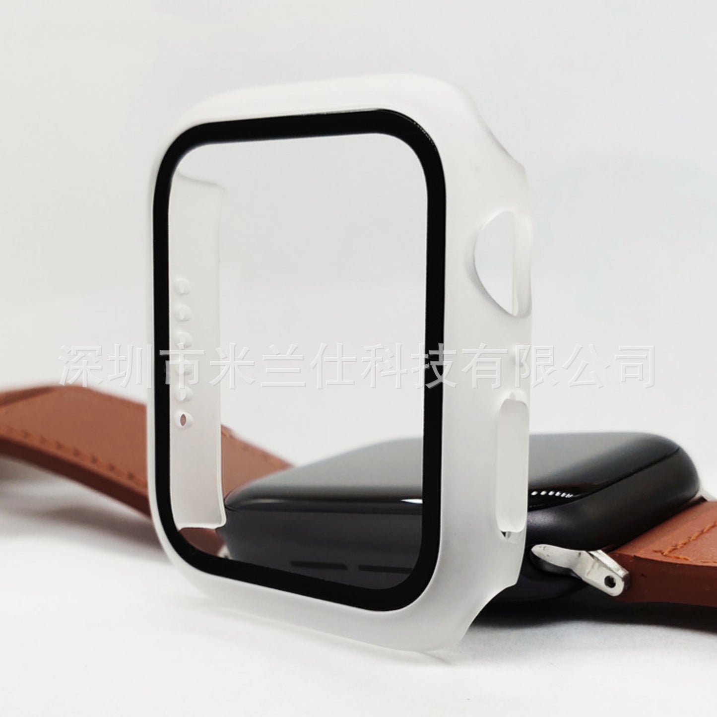 Premium Apple Watch Case with Tempered Glass for Series 1-9 & Ultra - 45mm, 41mm, 49mm Sizes