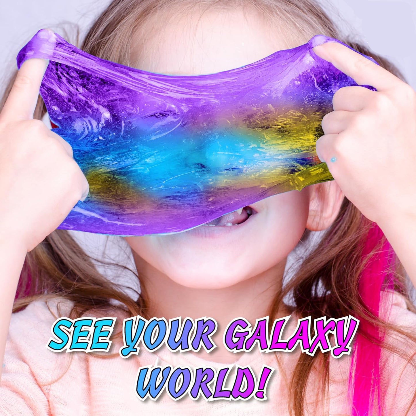 Galactic DIY Slime Kit - Fun Starry Bubble Foam Play Set for Kids | Creative Sensory Activity