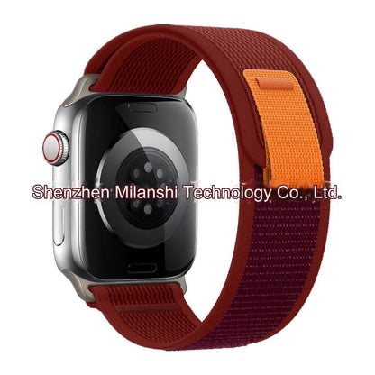 Durable Nylon Sport Strap for Apple Watch - Compatible with Ultra, Series 7 & More - Variety of Colors Available