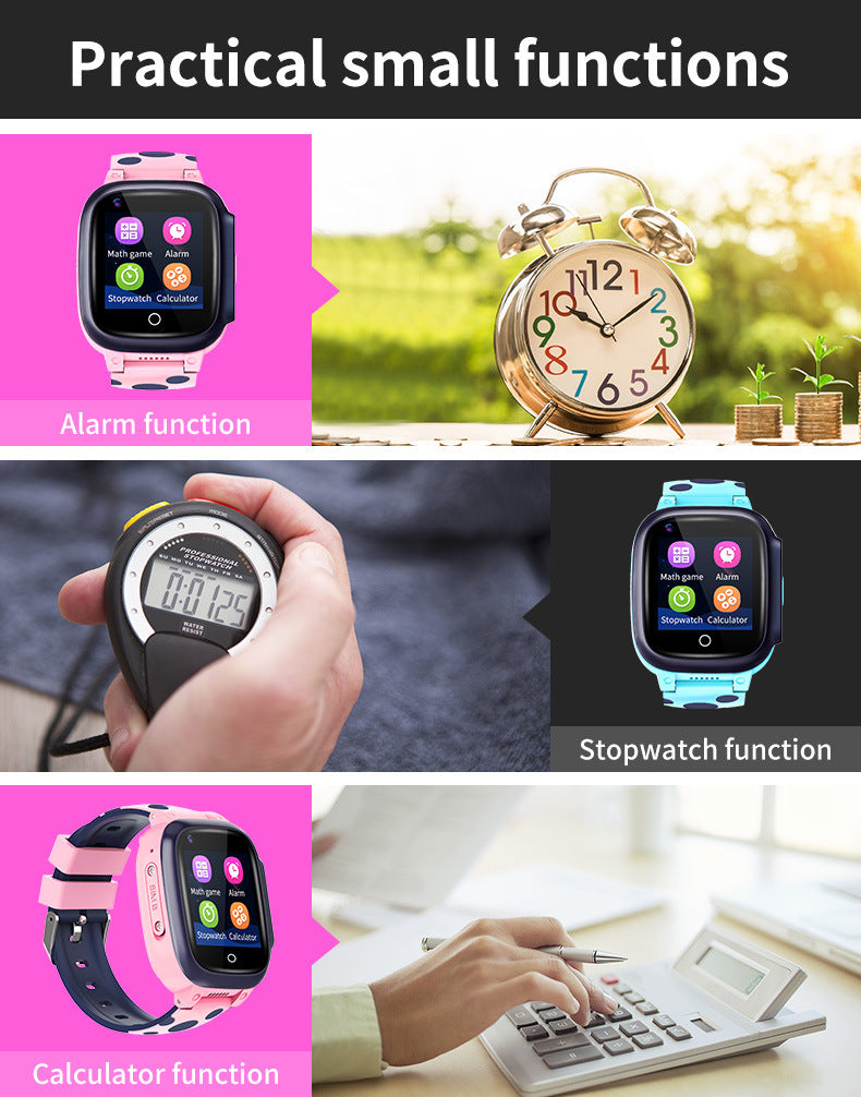 silicone strap colorful kids smart watch