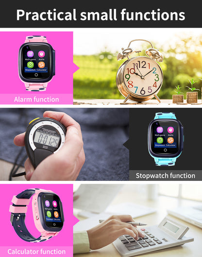 silicone strap colorful kids smart watch