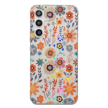 Samsung Galaxy S24 Ultra TPU & PC Dual-Layer Floral Case - Shockproof & Stylish Protection