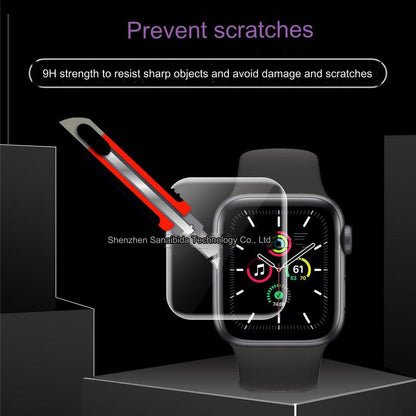 Premium 3D Curved Protective Film for Apple Watch SE 40mm/44mm - Ultra Clear, Anti-Fingerprint, and Scratch-Resistant