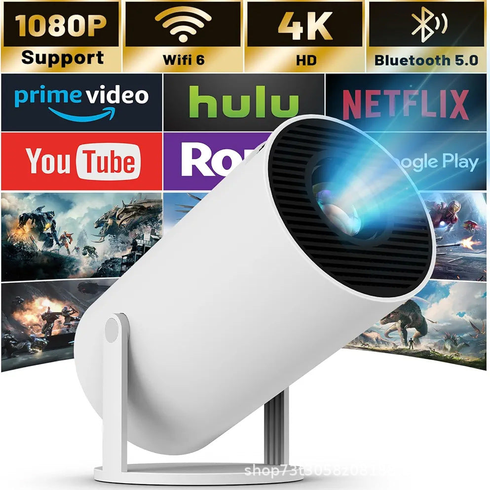 Wireless projector with Bluetooth compatibility
