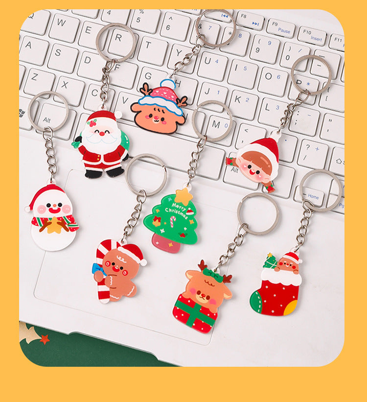 birthday gift reindeer keychain