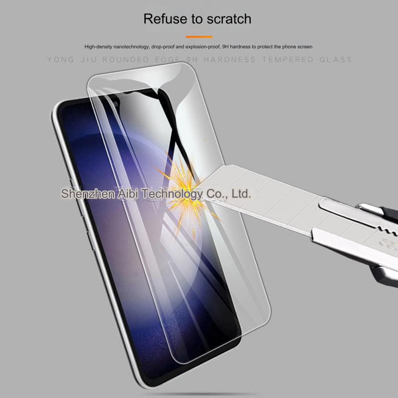 Samsung Galaxy S24 FE Tempered Glass Screen Protector - Anti-Fingerprint, HD Clarity | Non-Fullscreen Design