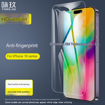 Ultra-Clear Tempered Glass Screen Protector for iPhone 16, 16 Plus, 16 Pro & Pro Max - High Definition, Anti-Fingerprint