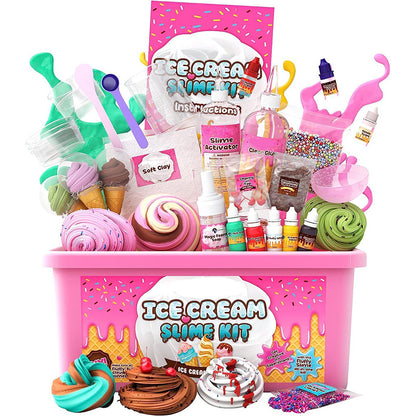 DIY Ice Cream Slime Kit - Fun & Educational Science Experiment for Kids