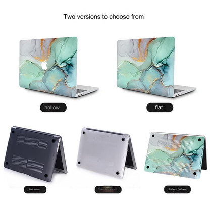 Stylish Marble Hard Shell Case for MacBook Air & Pro - Custom Fit Protective Cover