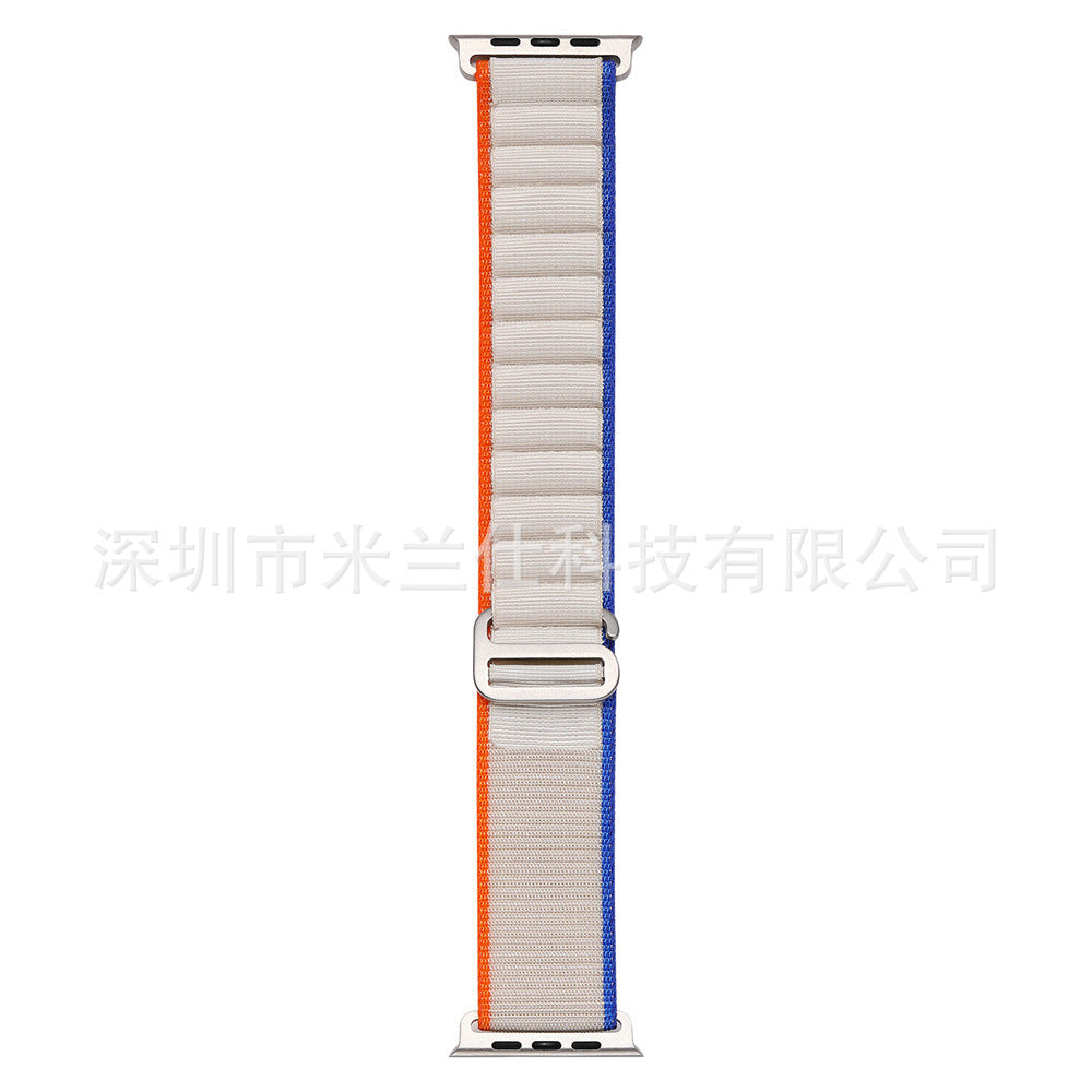 Durable Nylon Sport Strap for Apple Watch - Compatible with Ultra, Series 7 & More - Variety of Colors Available