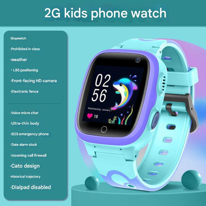 kids smartwatch blue waterproof