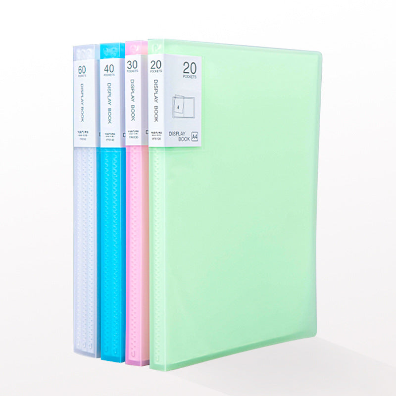 A4 white document folder professional