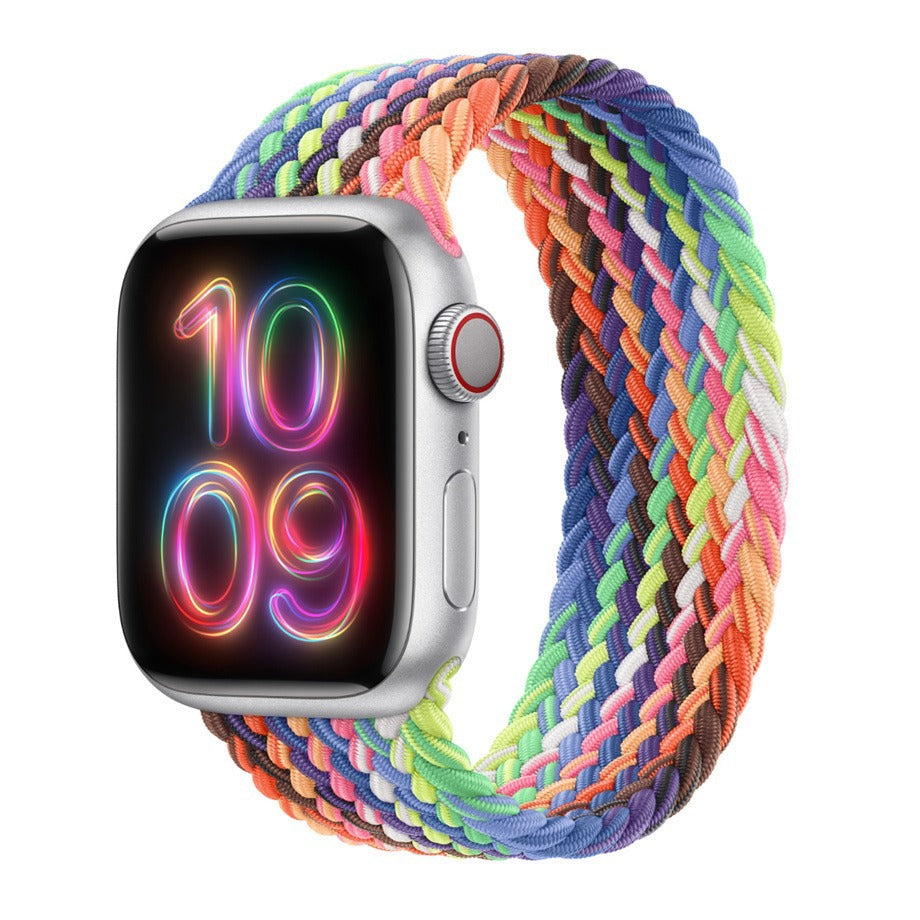 Ultra-Comfort Stretch Nylon Sport Band for Apple Watch - Perfect Fit for Series 4, 5, 6, 7, 8 & Ultra