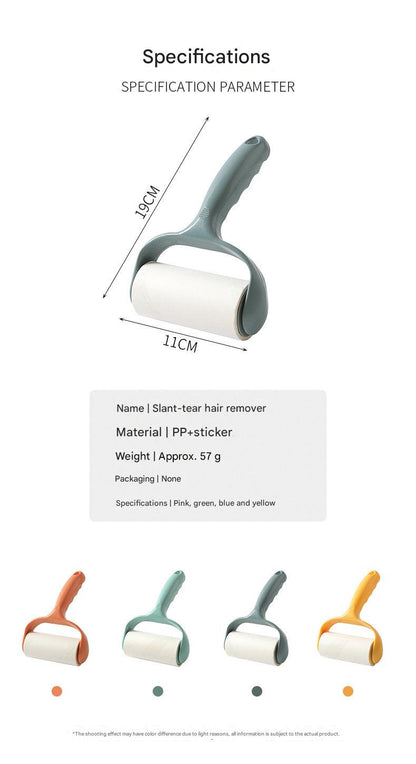 lint roller with sticky sheet