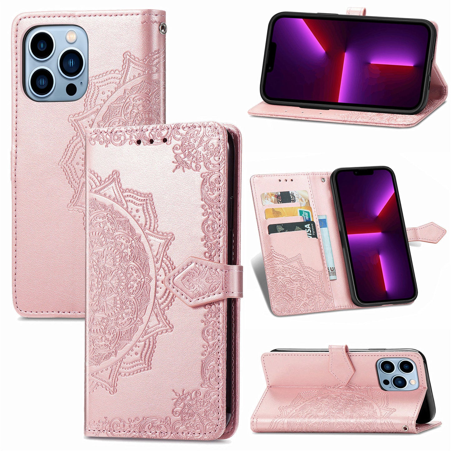 Premium Flip Case for iPhone & Samsung - Magnetic Stand, PU/TPU Material, Various Colors