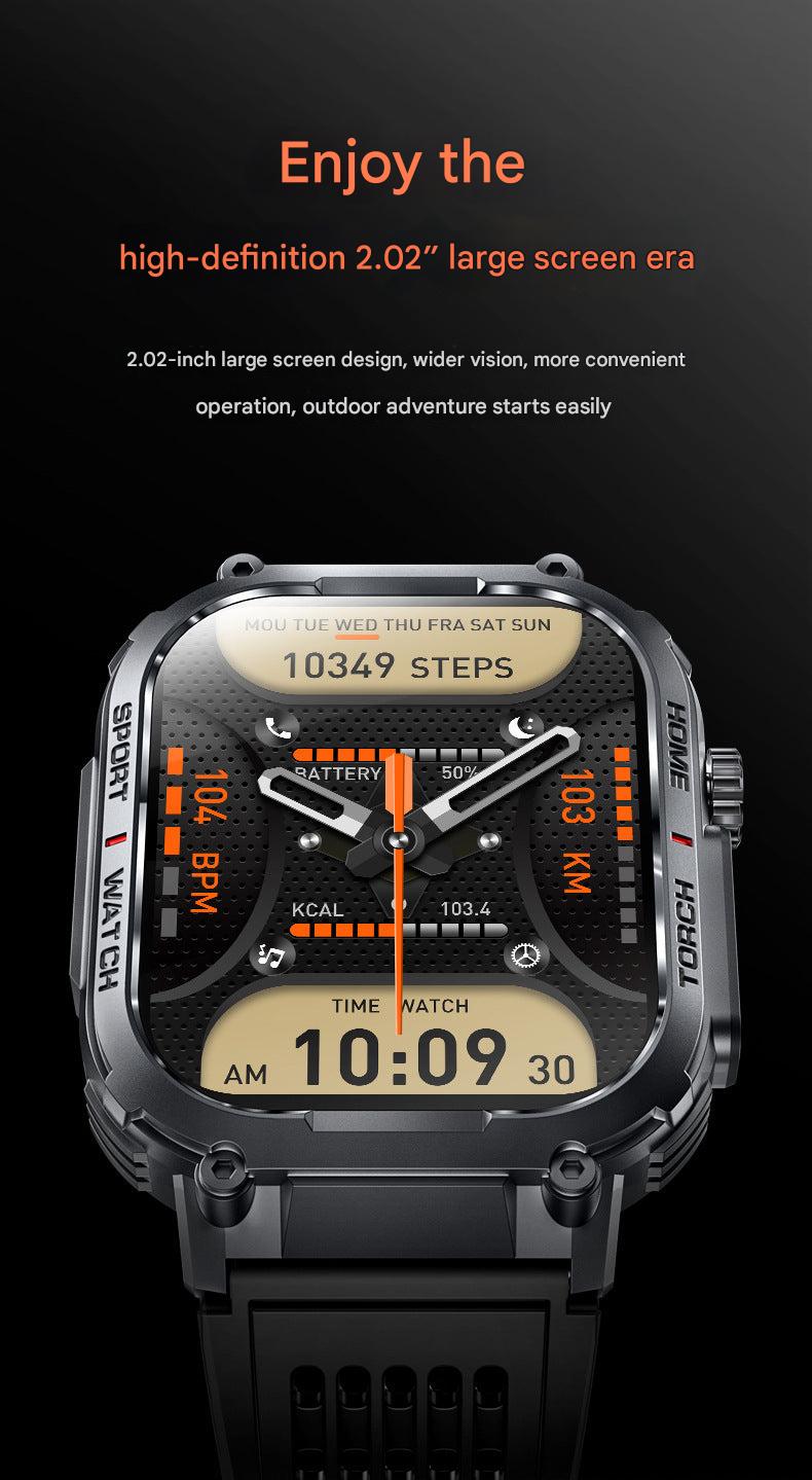 Silicone strap smart watch