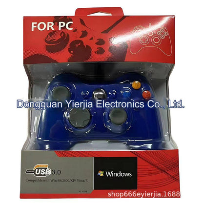 Eyierjia Wired Gaming Controller for PC, Xbox 360, PS3 - Vibrant Colors & Ergonomic Design