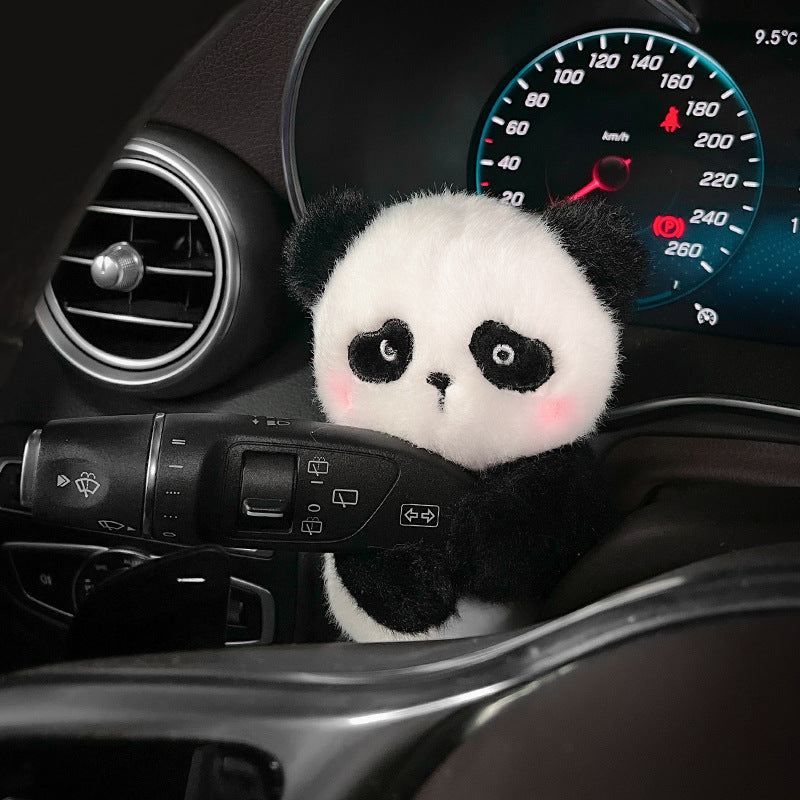 cute panda car dashboard figurine with aromatherapy