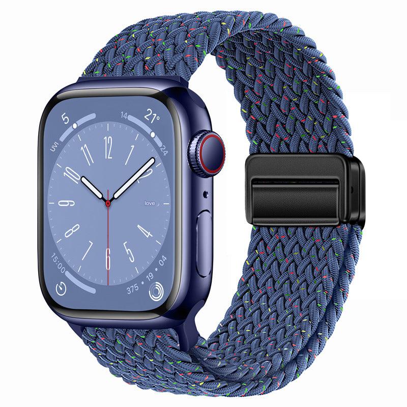 Stylish Nylon Woven Magnetic Apple Watch Band - Compatible with All Series