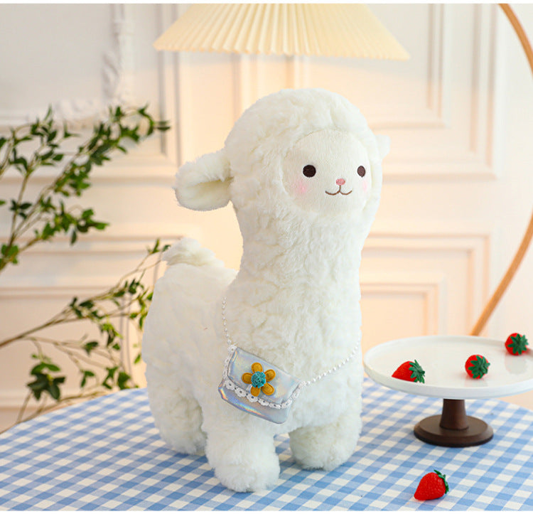 cartoon alpaca plush