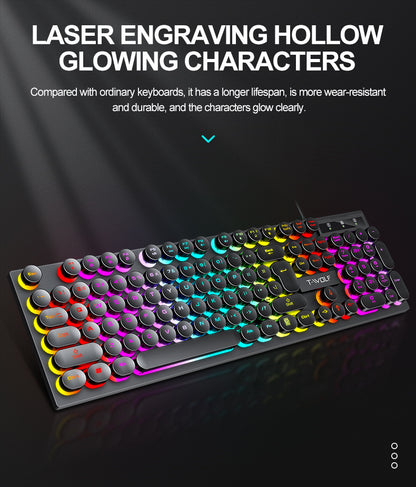 colorful backlit keyboard