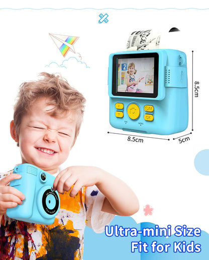 instant print kid's camera with HD display