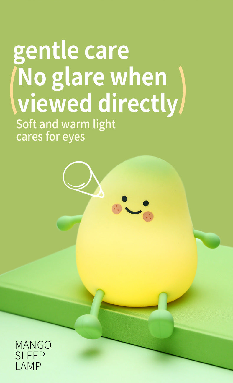 soft-glow silicone lamp for kids room