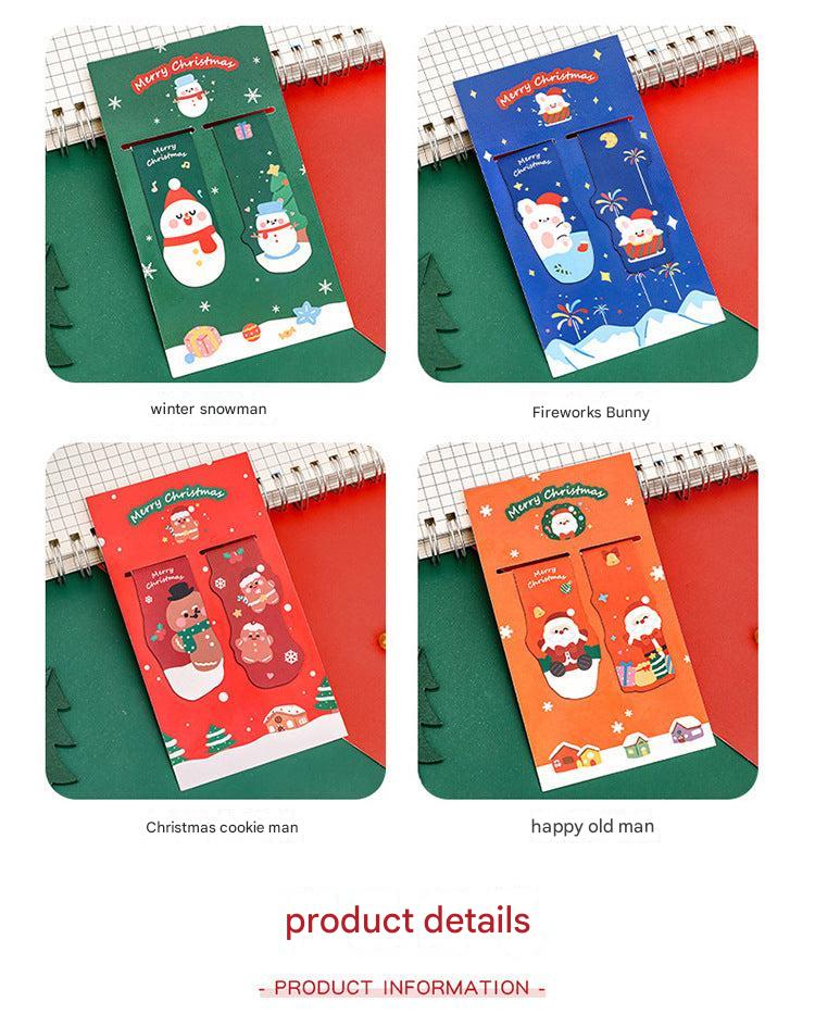 cute magnetic bookmarks with reindeer design