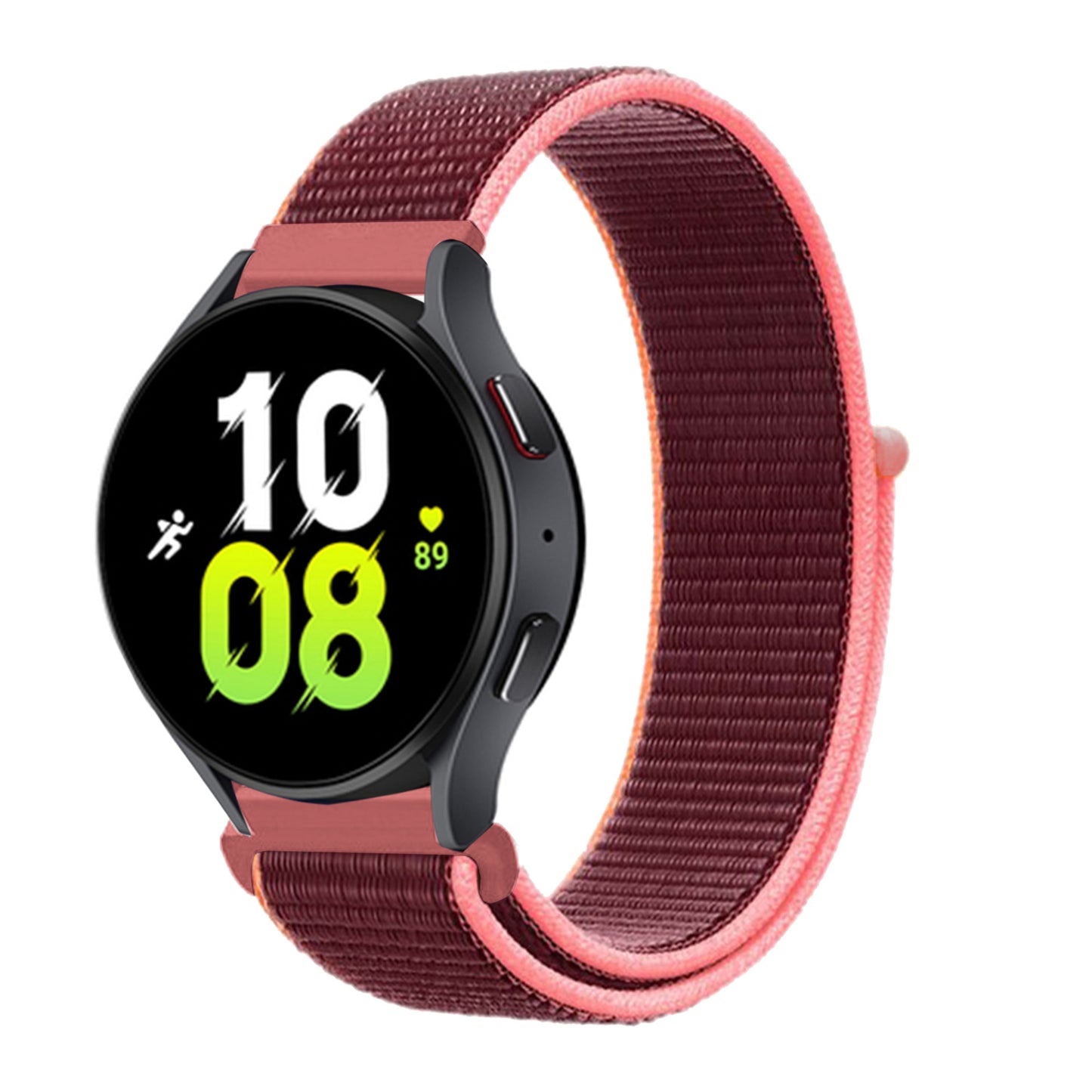 High-Quality 20/22mm Nylon Sport Watch Bands for Huawei GT4 & Samsung Galaxy Watch | Hook and Loop Design