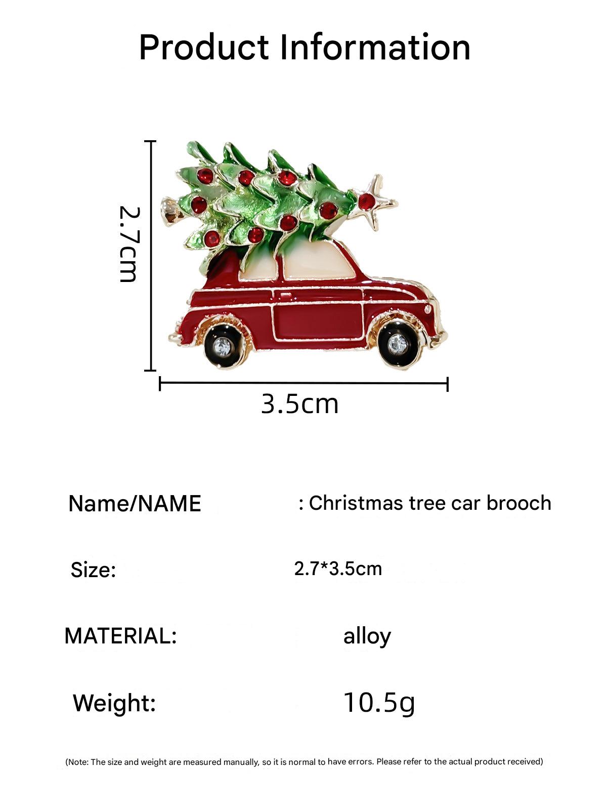 Christmas tree car brooch image 4