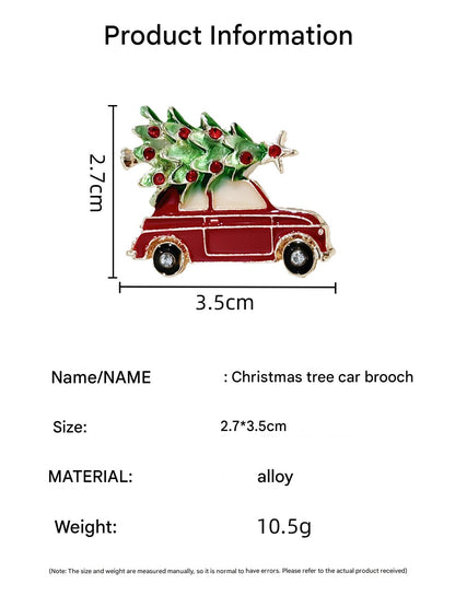 Christmas tree car brooch image 4