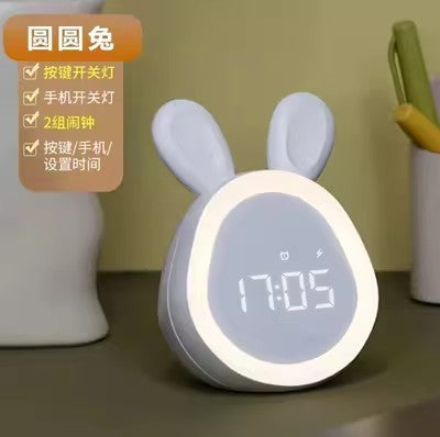 Cartoon Bunny Alarm Clock for Kids