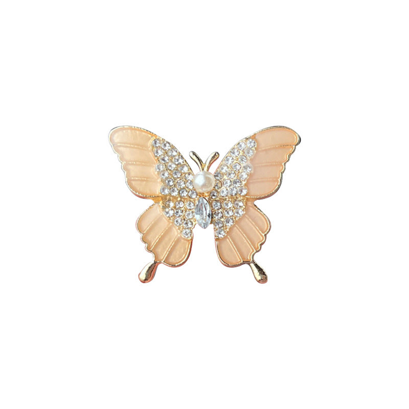 Elegant Brooch on Dark Blazer Image 3