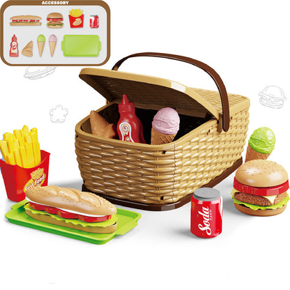 realistic plastic food toys for preschoolers