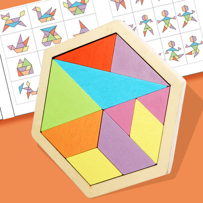 Colorful Wooden Puzzle Toy