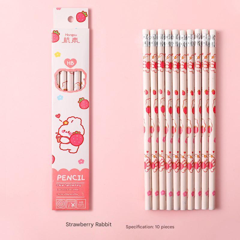 cute animal theme pencils image