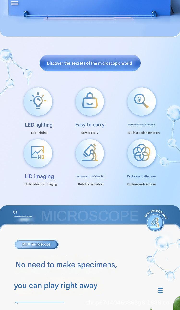 colorful microscope for children image