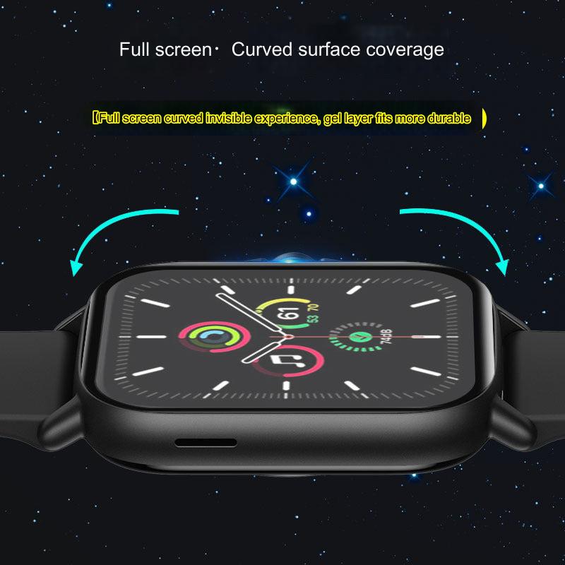 Premium 3D Curved Protective Film for Apple Watch SE 40mm/44mm - Ultra Clear, Anti-Fingerprint, and Scratch-Resistant