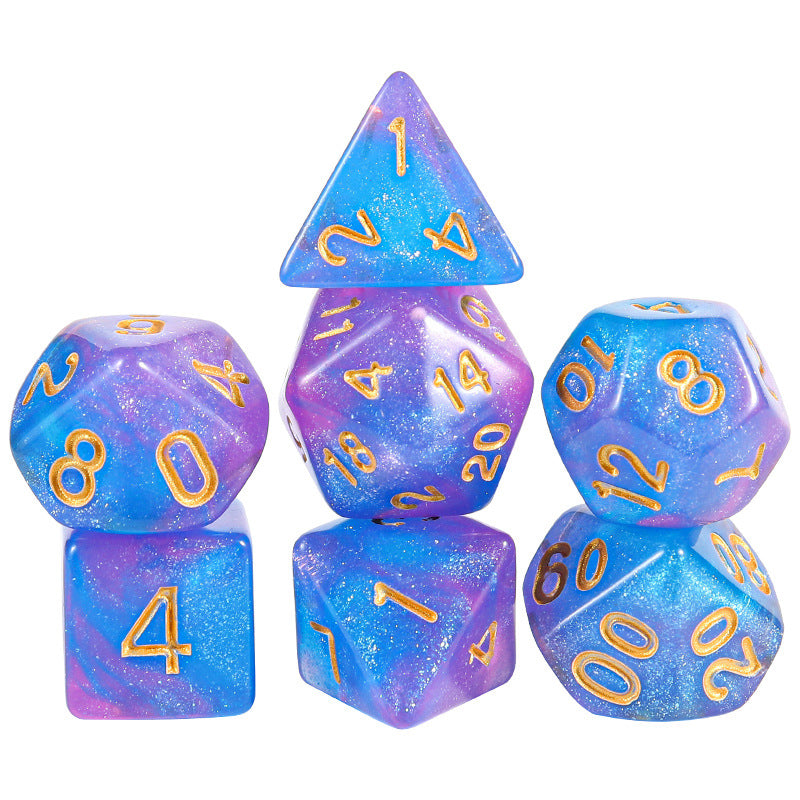 starry gaming dice