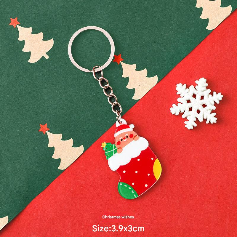 gingerbread man gift keychain