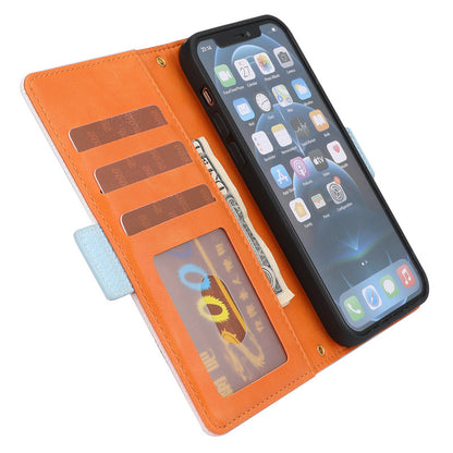 Premium PU Leather Flip Case for iPhone & Samsung | Stylish Multi-Color Wallet Cover with Card Slots