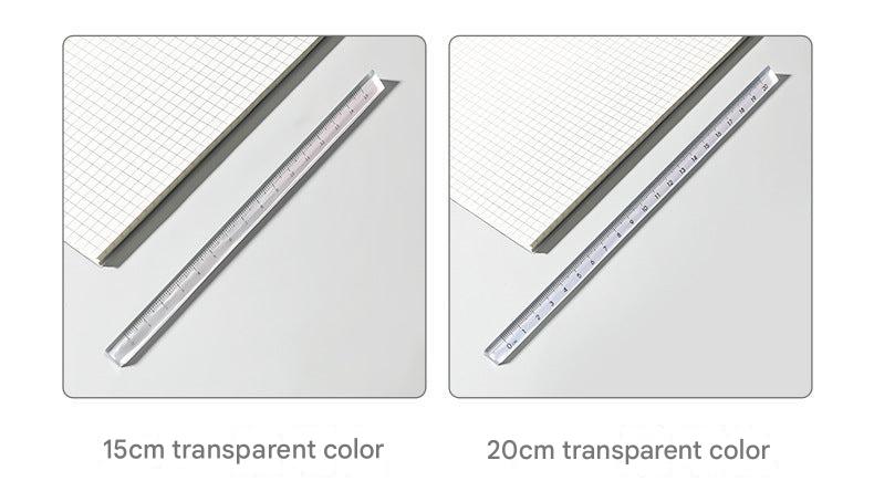 triangular ruler for engineering and architectural drafting