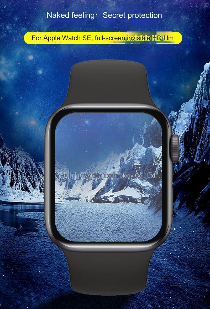 Premium 3D Curved Protective Film for Apple Watch SE 40mm/44mm - Ultra Clear, Anti-Fingerprint, and Scratch-Resistant