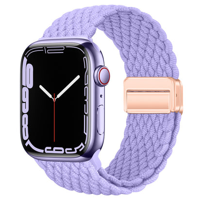 Stylish Nylon Woven Magnetic Apple Watch Band - Compatible with All Series