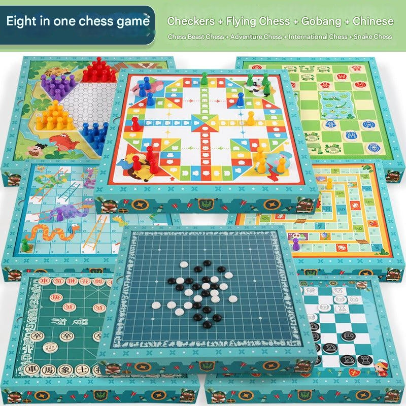 multi-game chess set