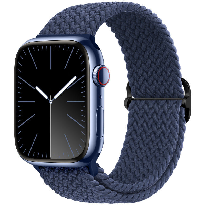 Premium Nylon Woven Watch Band for Apple Watch Series 4, 5, 6, 7, 8, SE, Ultra - Adjustable, Sporty Design